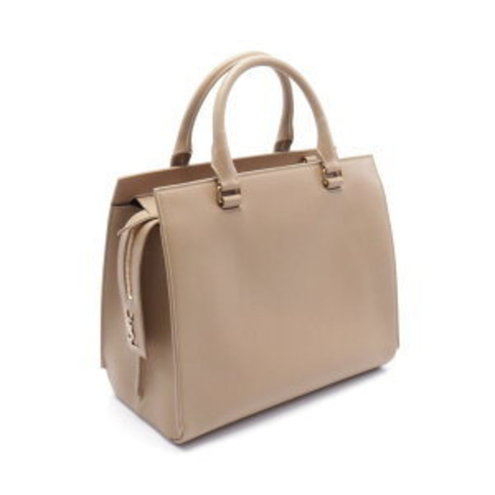 Saint Laurent Paris EAST SIDE Handbag Leather Beige
